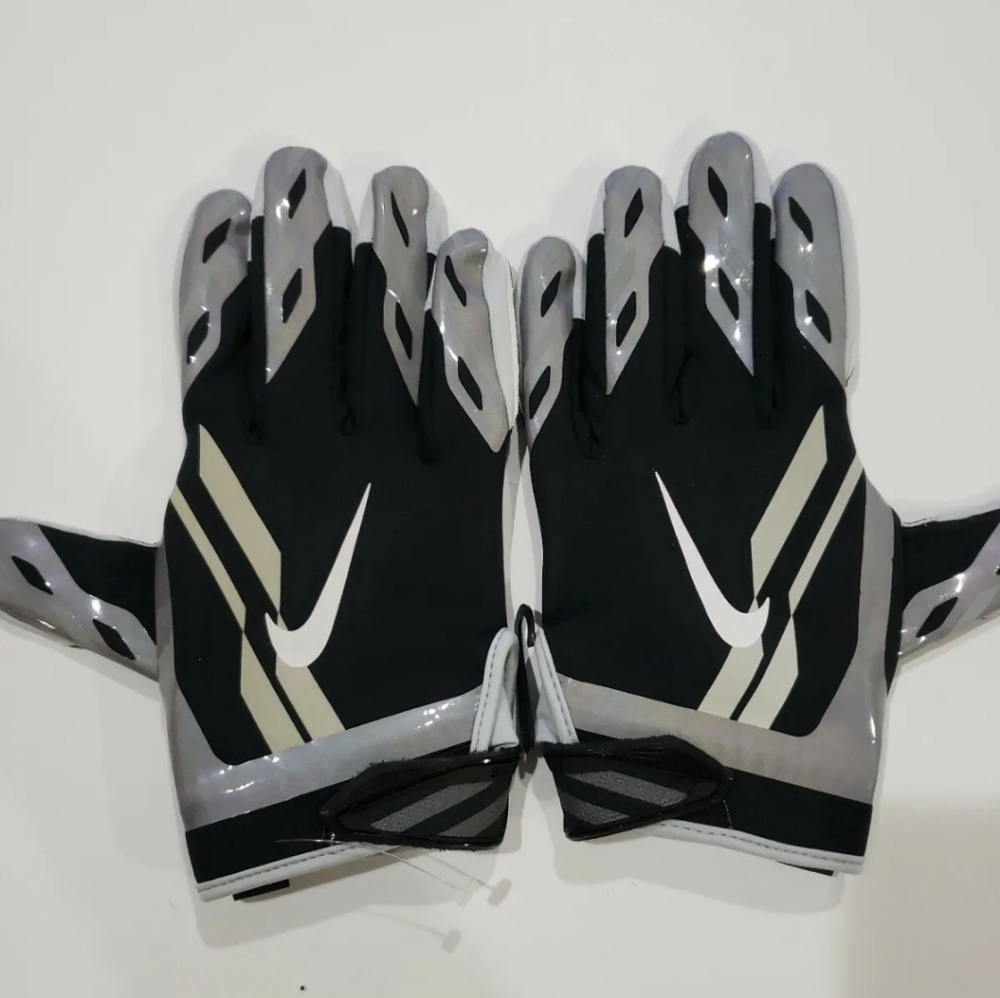 Nike Vapor Shield Promo NFL Gloves BLACK/WHITE PGF378-079 Adult Size 2XL NEW